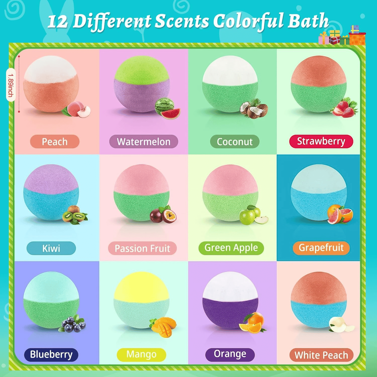 🔥LAST DAY 50% OFF- Free Shipping - 🛁 Natural Bath Bombs for Kids with Mega Bubbles & Surprise Inside 🥚✨ Same as in the video