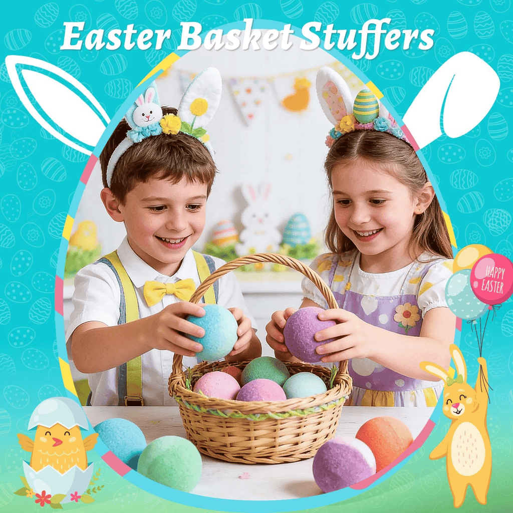 🔥LAST DAY 50% OFF- Free Shipping - 🛁 Natural Bath Bombs for Kids with Mega Bubbles & Surprise Inside 🥚✨ Same as in the video