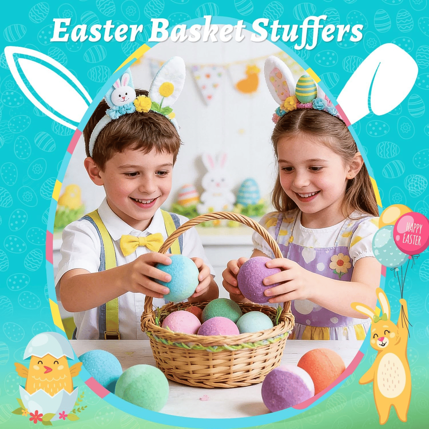 🔥LAST DAY 50% OFF- Free Shipping - 🛁 Natural Bath Bombs for Kids with Mega Bubbles & Surprise Inside 🥚✨ Same as in the video